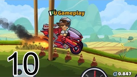 Hill Climb Racing - Gameplay Walkthrough Part 10 - Racing Car (iOS, Android)