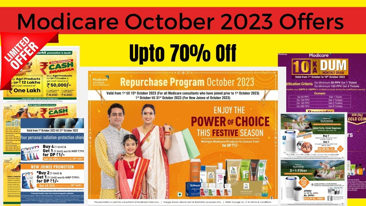 Modicare 8 New Offers Of October 2023 🥳🥳 ! 