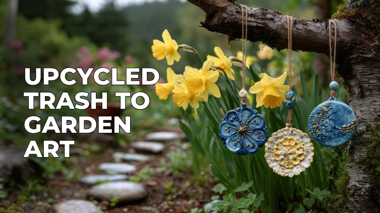 Идеи креативного переделки мусора в садовое искусство | Пошаговые инструкции по созданию декора д...