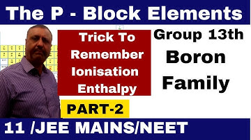 Class 11 chapter 11 | The p - Block Elements 03  :Group 13th - Boron Family (Part 2) JEE MAINS/NEET