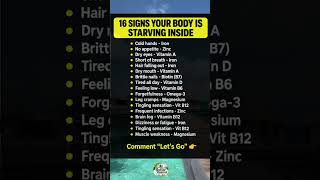 16 Warning Signs of Nutrient Deficiency You Shouldn't Ignore