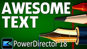 How to Make Awesome Text Using Title Designer | PowerDirector