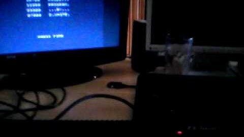 Loading a tape in my Spectrum +2