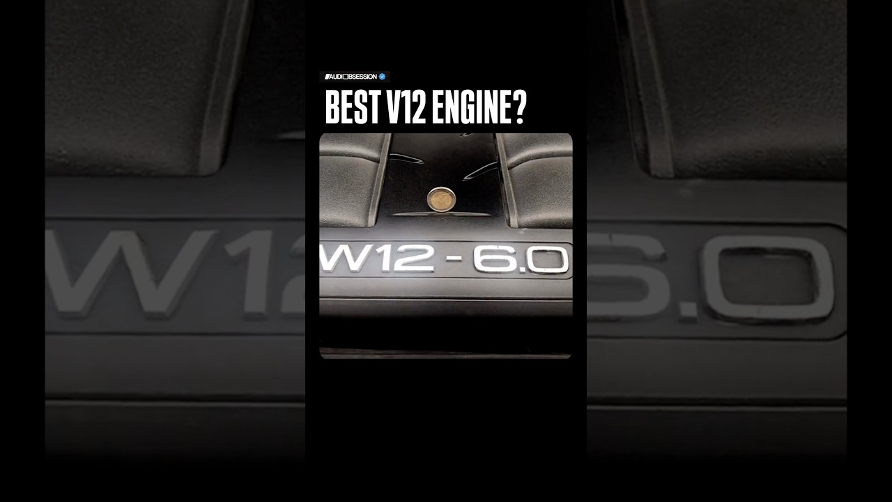 Is the W12 the best V12 Engine? Two VR6S in a single packaging 😎💀 #audi #w12 #supercars