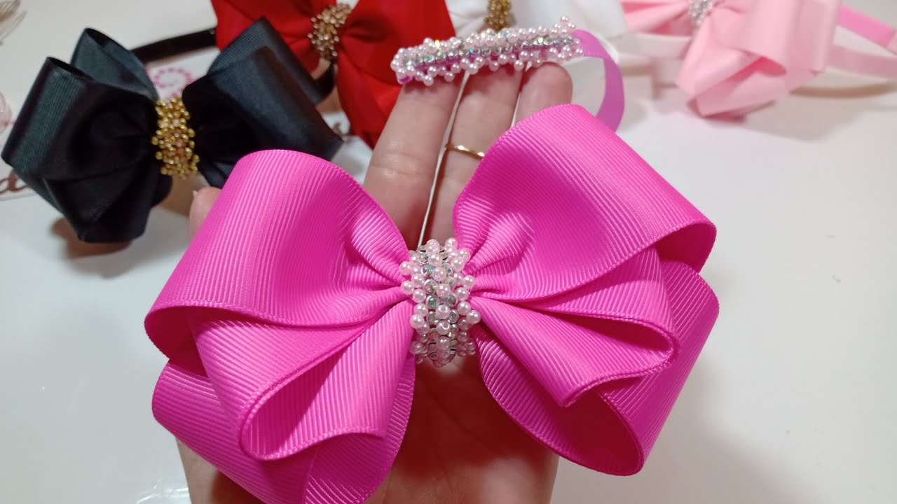 Miolo de Pérola Fácil para Laço 🎀 Modelo002 