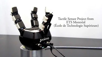 Tactile Sensor on Industrial Robot Gripper - 3-Finger Adaptive Robot Gripper