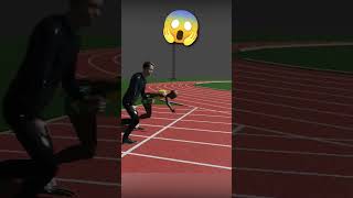 3d making of [Average man VS Fastest Woman Video]😍 #athletics #trackandfield #100m#makingof