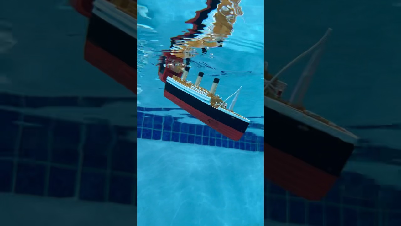 Titanic Submersible Model Breakup and Sinking 