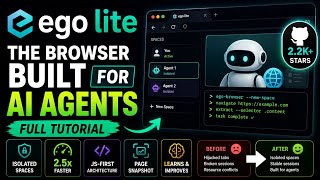 ego lite — The Browser Built for AI Agents screenshot 4