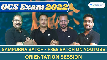 Sampurna : Free batch on Youtube | Boost your OCS Preparation with top Educators