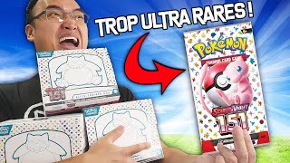 J'AI OUVERT UN PACK CONTENANT UNE TONNE DE CARTES ULTRA RARES DE POKÉMON 151 !