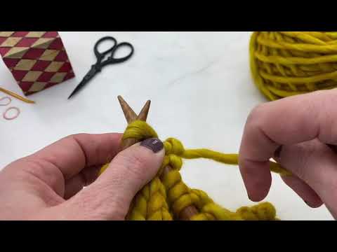 Knit 2 Together (K2tog)