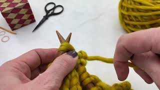 Knit 2 Together (K2tog)