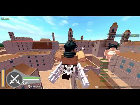 Roblox Attack On Titan Downfall Slaying The Giants Youtube - attacked by a giant roblox invidious