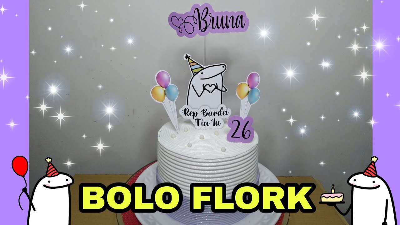 BOLO FLORK MEME / BOLO BONEQUINHO 