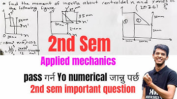 2nd semester applied mechanics ctevt question || applied mechanics 2nd semester important questions
