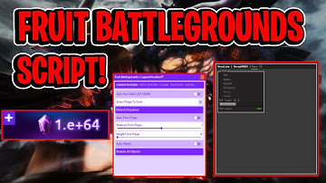 Fruit Battlegrounds Script GUI Hack (INFINITE GEMS, TELEPORTS, AUTOFARM, AND MORE) *PASTEBIN*