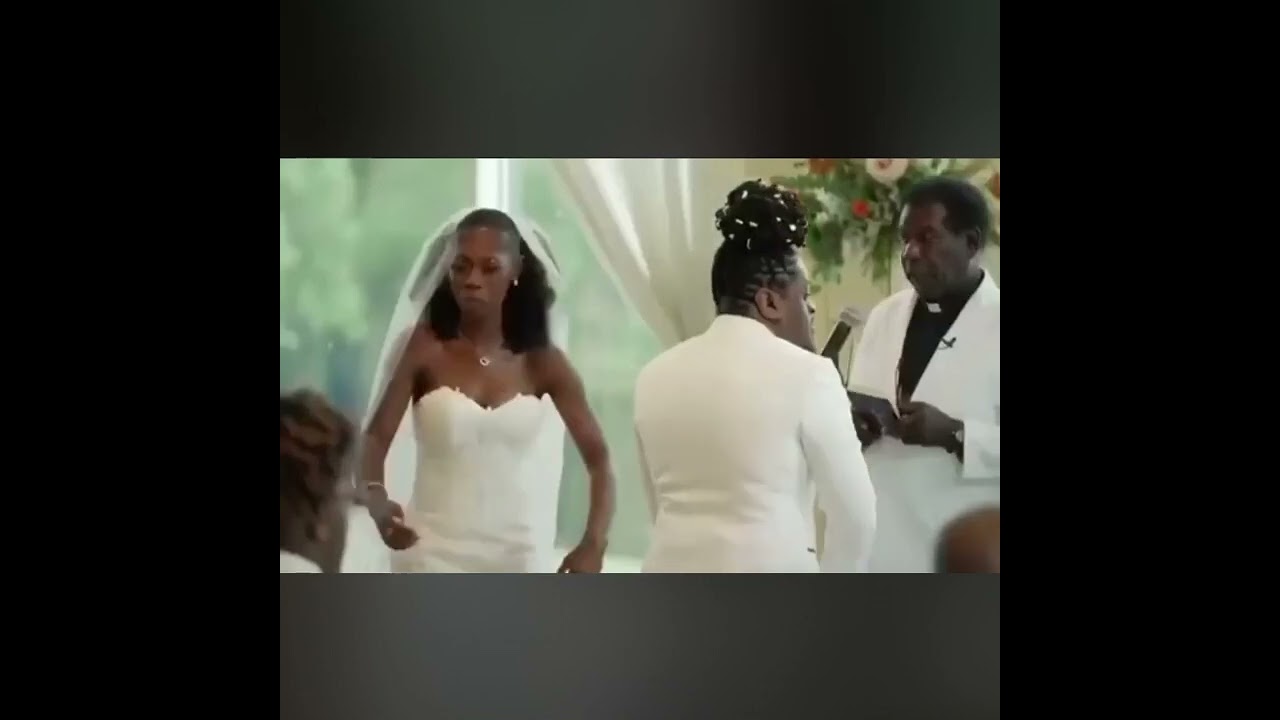 See how she was shocked when the grooms men brought out guns on her wedding day
