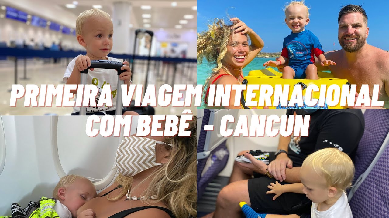 VIAGEM DE AVIÃO COM BEBÊ DE 1 ANO - Primeira Viagem Internacional do ...