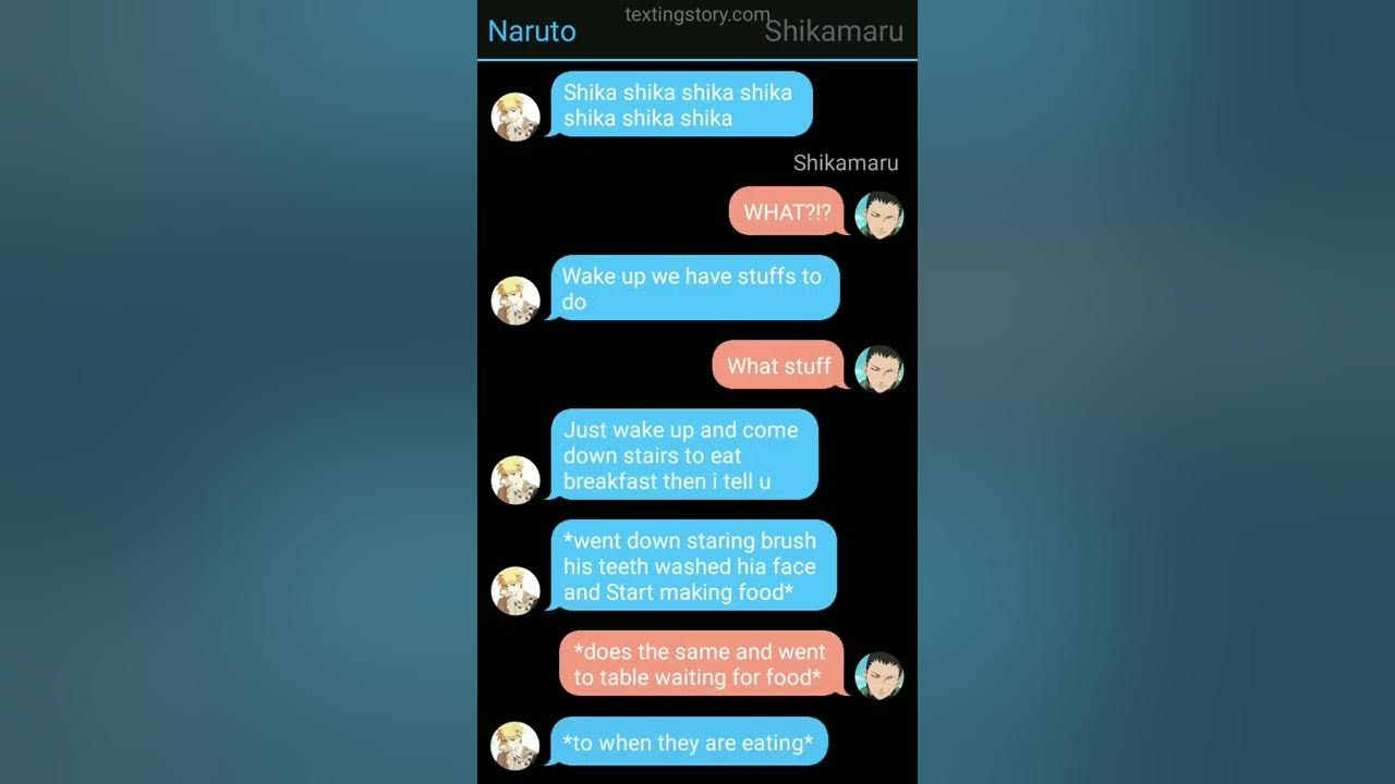 naruto x sasuke "naruto text story part 3" YouTube