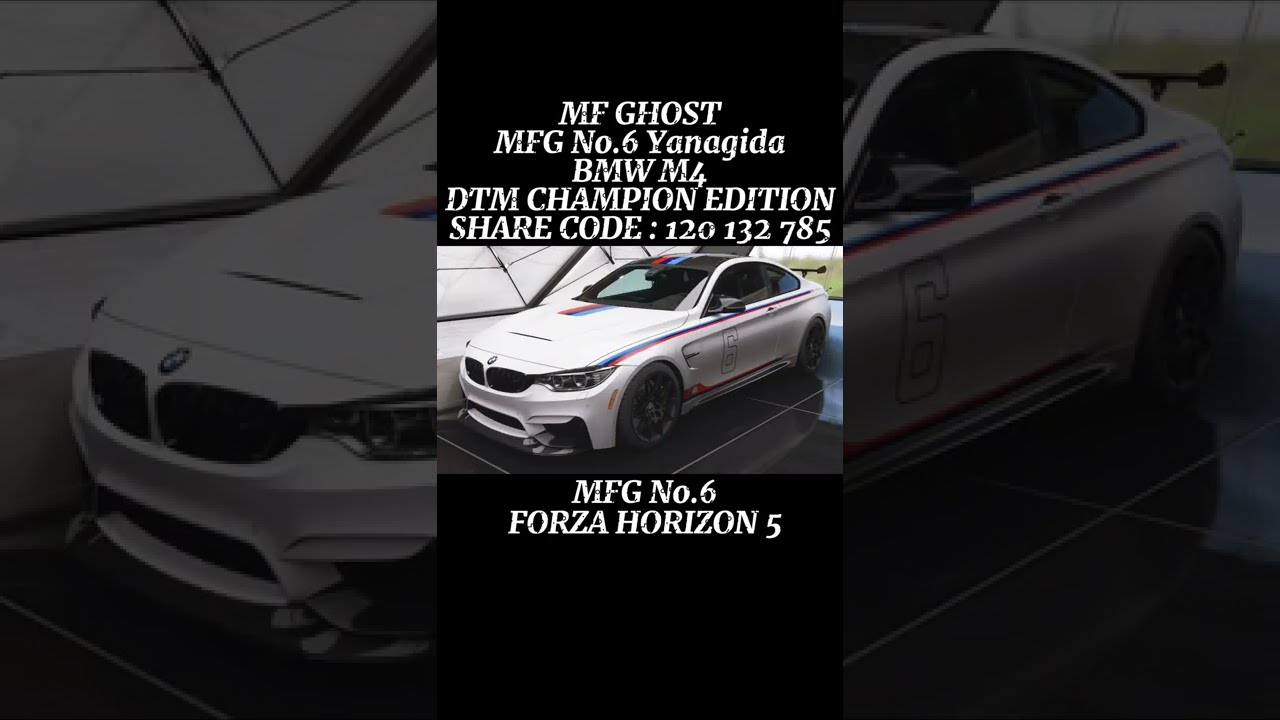 MF GHOST No.6 Yanagida - BMW M4 DTM CHAMPION EDITION #Shorts - YouTube