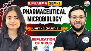 Replication Of Virus I Microbiology | Part -2 | Unit - 3 | Semester - 3 | B.Pharm #microbiology
