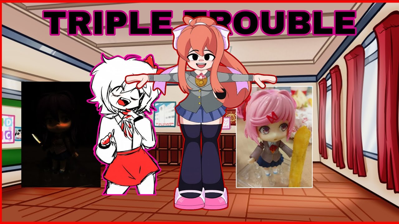 FNF Last Festival If it Was TUFF...|| DOKI DOKI TAKEOVER BAD ENDING || [TRIPLE TROUBLE REMIX] DDLC||