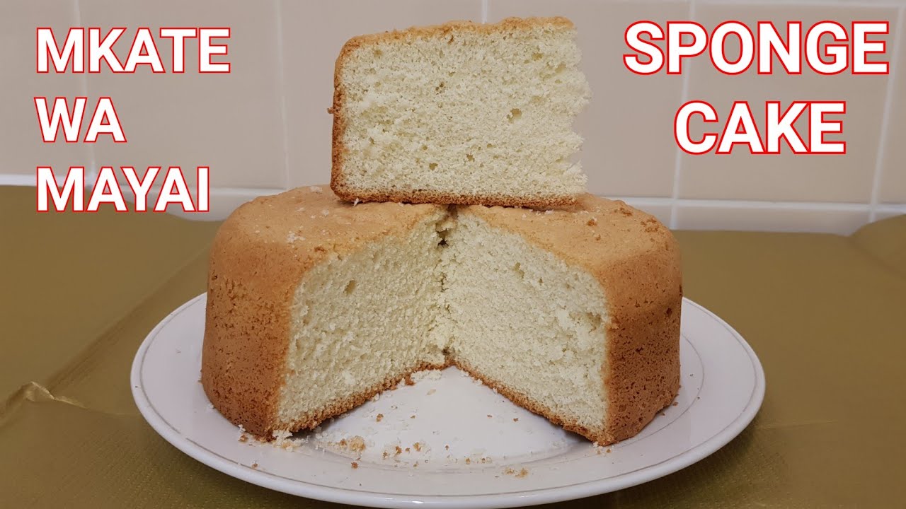 Jinsi ya kupika mkate wa mayai 5 mlaini wa sponge | How to make Sponge Cake