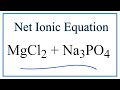 Net Ionic Equations and Reactions