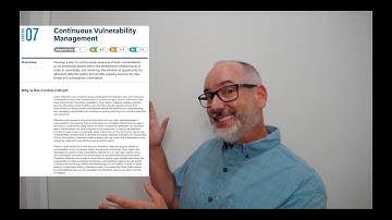 CIS Critical Security Controls Version 8 - Control #7: Continuous Vulnerability Management