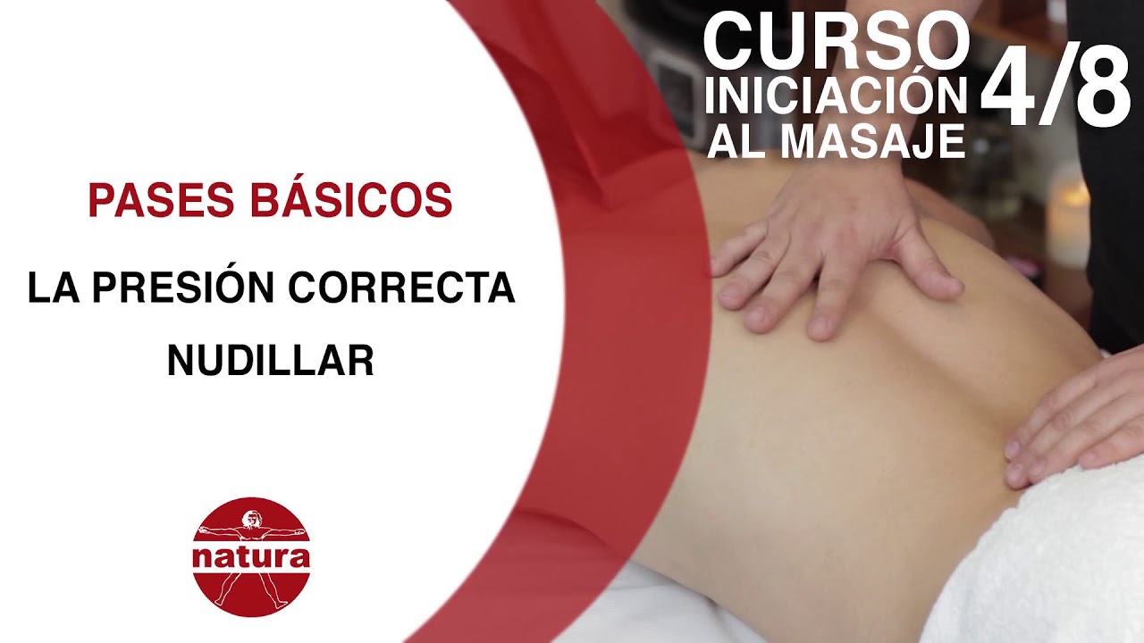 TÉCNICA para dar un BUEN MASAJE (CURSO DE MASAJE GRATIS) 🎁 4/8