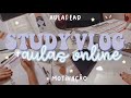 STUDY VLOG | aulas on-line (ead), ipad nos estudos, leitura, anotações.. ☁️