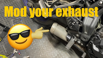 How to Modify Your Stock Exhaust on the Tracer 7 & MT 07
