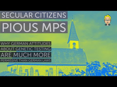 Secular citizens, pious MPs: Attitudes about genetic testing are more permissive than German laws