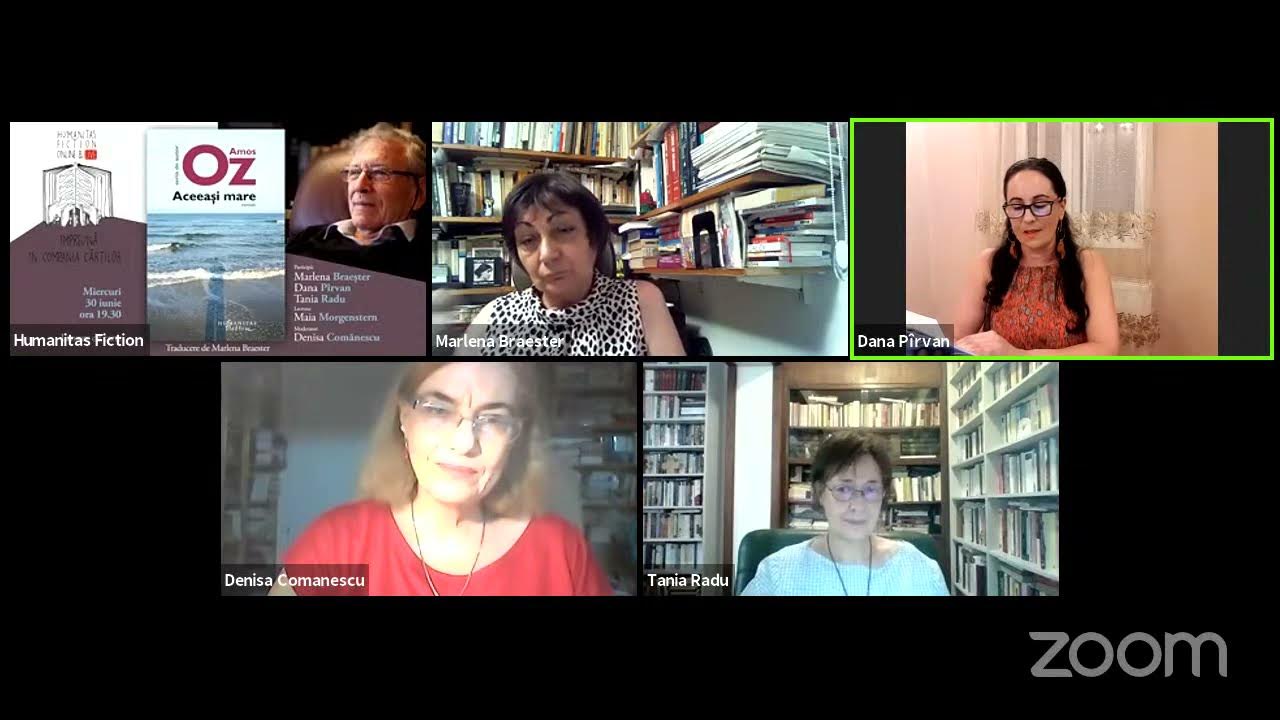 Lansarea romanului „Aceeași mare“ de Amos Oz YouTube