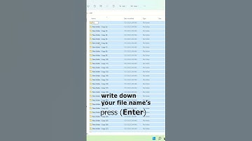 Rename Files 1000% Faster #shorts #windows