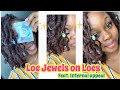 APPLYING LOC JEWELRY TO LOCS | SUPER EASY | FEAT. INTERNAL APPEAL