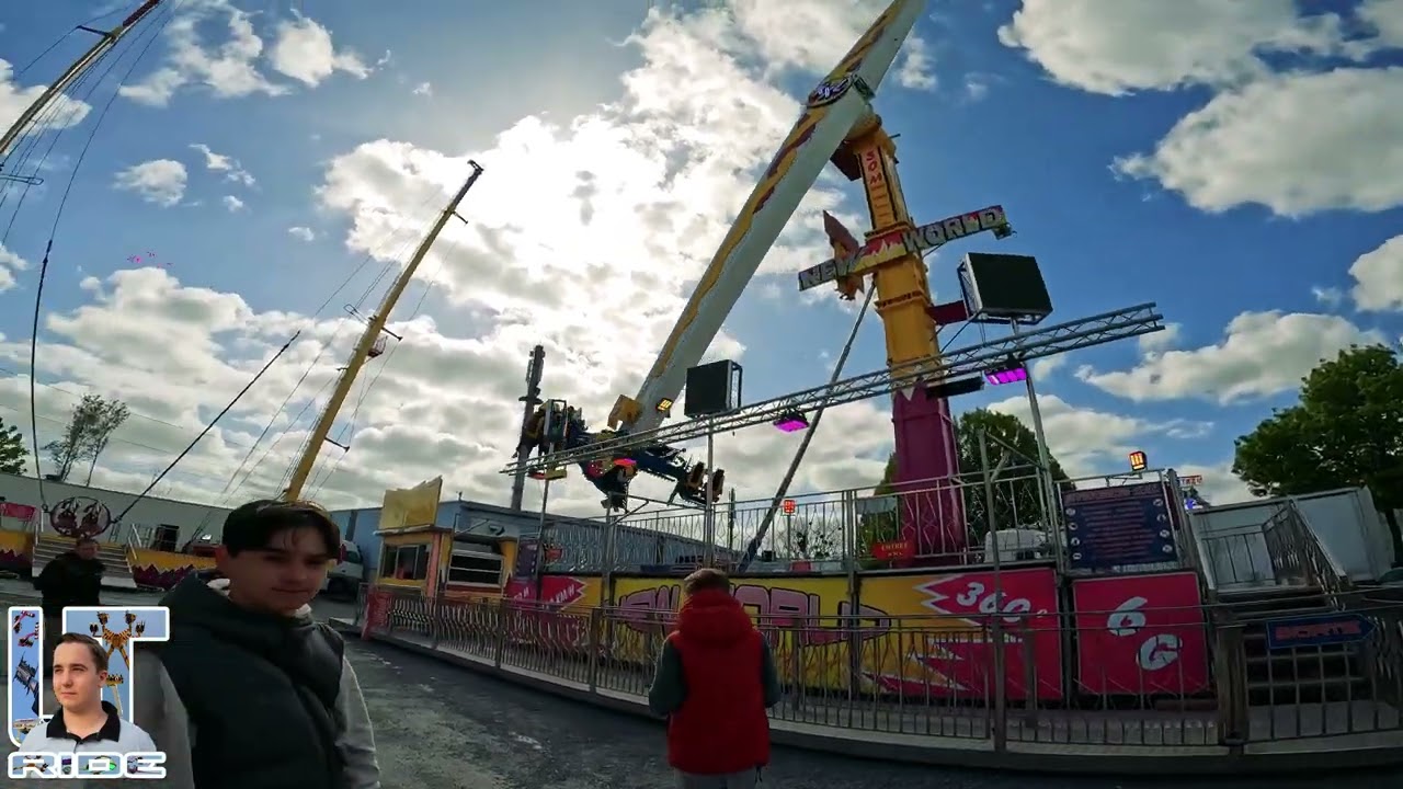Manège XXL NEW WORLD - Foire de Caen 2024 | Off ride #caen #manege #foire
