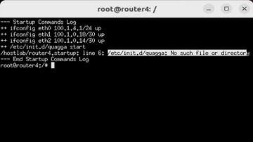 /etc/init.d/quagga: No such file or directory - Fix error - Kathara, Xterm, Quagga