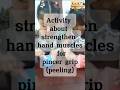 Peeling activity #pincer grip#strengthen hands muscle#kids activities