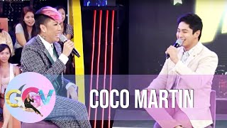 Coco Martin, ninyerbos sa kanyang first GGV guesting | GGV