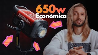 ¡POR FIN! una luz MUY POTENTE pero ECONÓMICA - GVM SD650B PRO