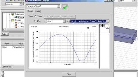 HFSS Tutorial: Getting Started with Optimetrics