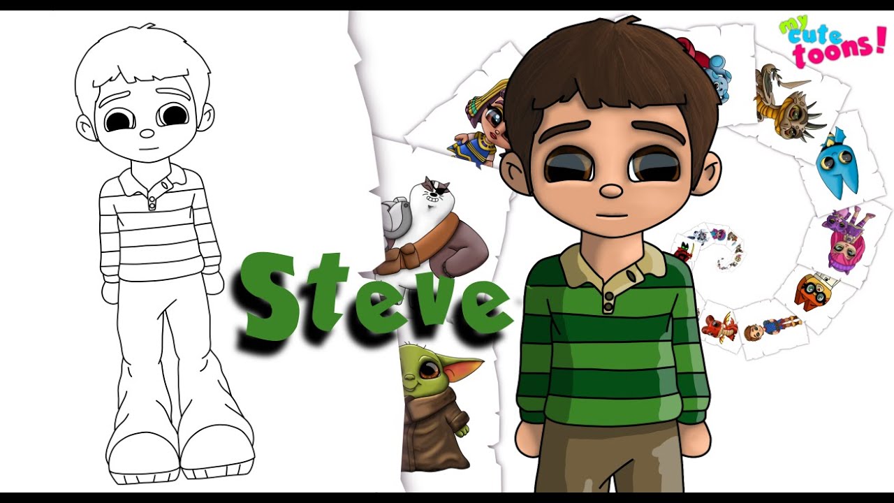 Blues Clues How to Draw Steve Easy Drawing Tutorial YouTube