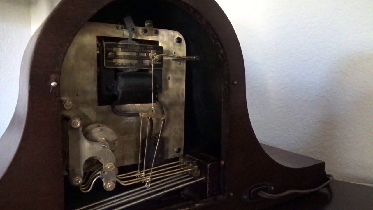 Revere R638 Westminster Chime Clock YouTube