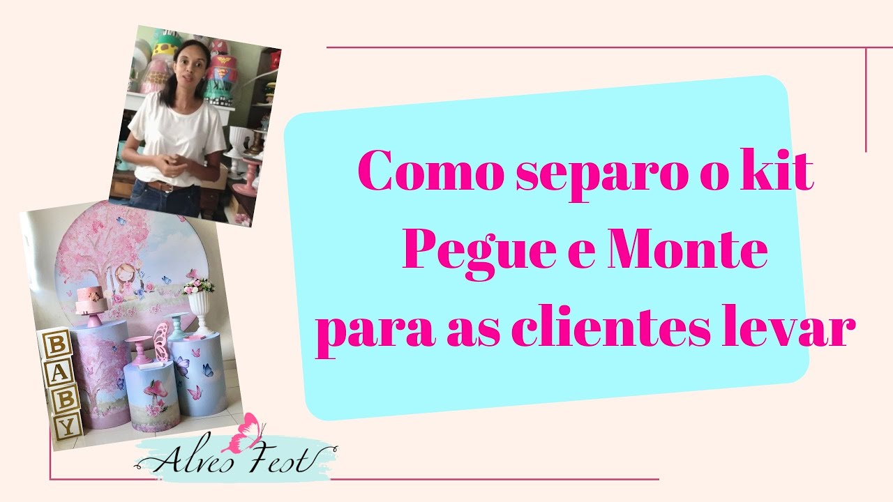 Separando kit pegue e monte