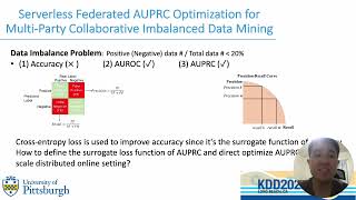 KDD 2023 - Serverless Federated AUPRC Optimization Multi-Party Collaborative Imbalanced Data Mining