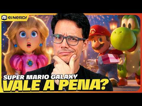 Thumbnail do vídeo: ASSISTI SUPER MARIO GALAXY: O FILME [review sem spoiler]