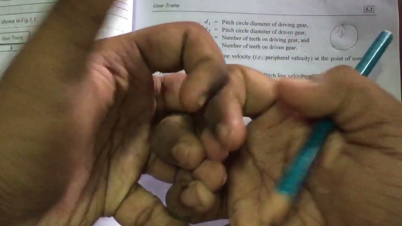 Simple gear train concepts gear trains problem Tamil theory of machines ME3491