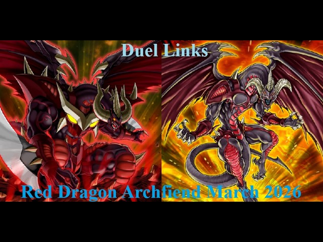 yu gi oh duel links red dragon archfiend deck with the NEW ARCHFIEND Support! New Starter! Yu-Gi-Oh! Master Yugioh Red Dragon Archfiend Deck